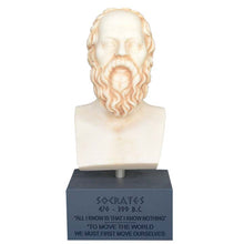 Load image into Gallery viewer, Socrates Bust Statue - Western Philosophy - Plato Aristotle Students - Pedagogy