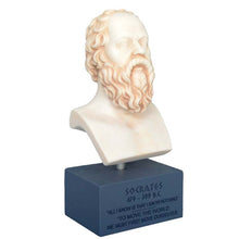 Load image into Gallery viewer, Socrates Bust Statue - Western Philosophy - Plato Aristotle Students - Pedagogy
