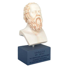 Load image into Gallery viewer, Socrates Bust Statue - Western Philosophy - Plato Aristotle Students - Pedagogy