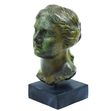 Load image into Gallery viewer, Aphrodite bronze bust sculpture - Museum Replica - Venus Goddess of Love Beauty