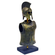Load image into Gallery viewer, Greek Spartan Corinthian Armor Helmet small Bronze set Hoplite infantry soldier