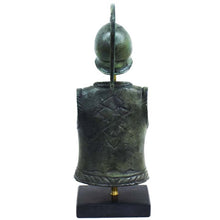 Load image into Gallery viewer, Greek Spartan Corinthian Armor Helmet small Bronze set Hoplite infantry soldier