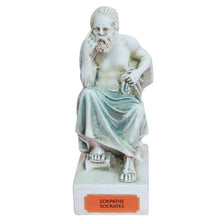 Load image into Gallery viewer, Socrates Greek Philosopher small statue - Western Philosophy - Plato Aristotle