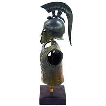 Load image into Gallery viewer, Greek Spartan Corinthian Helmet Armor small Bronze set Hoplite soldier infantry
