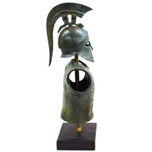 Load image into Gallery viewer, Greek Spartan Corinthian Helmet Armor small Bronze set Hoplite soldier infantry