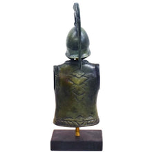 Load image into Gallery viewer, Greek Spartan Corinthian small Helmet Armor Bronze set Hoplite soldier infantry