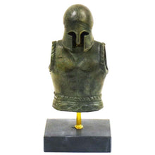 Load image into Gallery viewer, Greek Spartan Corinthian small Helmet Armor set Pure Bronze Item Hoplite soldier