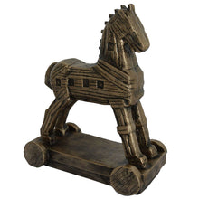 Load image into Gallery viewer, Trojan horse sculpture statue - Ancient Greek mythical battle - Homer iliad Odysseas