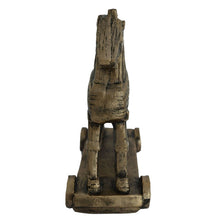Load image into Gallery viewer, Trojan horse sculpture statue - Ancient Greek mythical battle - Homer iliad Odysseas