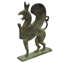 Load image into Gallery viewer, Griffin Bronze figurine - Legendary Mythical Creature - Apollo treasure guardian