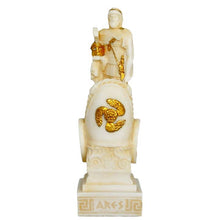 Load image into Gallery viewer, Ares God of war Alabaster aged small statue - Olympus - Spirit of Battle