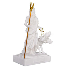 Load image into Gallery viewer, Hades and Cerberus small Alabaster statue - Ancient God of The Underworld Pluto