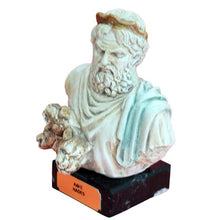 Load image into Gallery viewer, Hades small bust figurine - Ancient Greek God of The Underworld - Pluto Cerberus