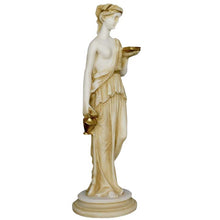 Load image into Gallery viewer, Hebe the Goddess of Youth Alabaster statue sculpture - Cupbearer of the Gods