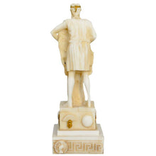 Load image into Gallery viewer, Hephaestus Alabaster aged small statue - God of Fire Volcanoes Blacksmith - Vulcan