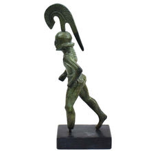 Load image into Gallery viewer, Bronze Warrior Figurine Ancient Greece - Homer iliad Trojan War