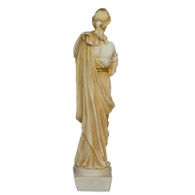 Load image into Gallery viewer, Artemis Goddess of Hunt Alabaster aged small sculpture - Diana Mistress of Animals