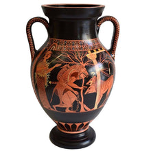 Load image into Gallery viewer, Heracles & Cerberus - Red Figure Amphora Vase - Museum Replica Herakles & Kerberos