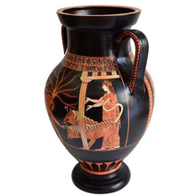 Load image into Gallery viewer, Heracles & Cerberus - Red Figure Amphora Vase - Museum Replica Herakles & Kerberos