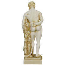 Load image into Gallery viewer, Heracles and Nemean Lion - Hercules Alabaster aged statue - Mythic Hero Demigod