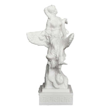 Load image into Gallery viewer, Aphrodite on Swan Alabaster small Statue - Goddess Of Love Beauty Fertility Venus