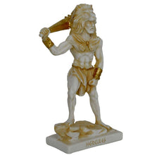 Load image into Gallery viewer, Heracles Hercules Alabaster aged statue - Ancient Greek Hero Demigod - Zeus son