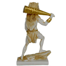 Load image into Gallery viewer, Heracles Hercules Alabaster aged statue - Ancient Greek Hero Demigod - Zeus son