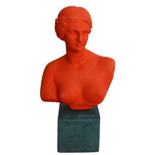 Load image into Gallery viewer, Aphrodite Red bust sculpture - Goddess of Love Beauty Fertility - Venus