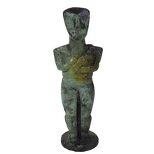 Load image into Gallery viewer, Cycladic Bronze Idol small statue sculpture - Ancient Art Abstract - Simplicity