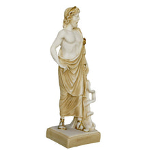 Load image into Gallery viewer, Asclepius God of Medicine and Healing Alabaster aged statue - Greek Mythology