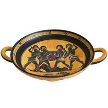 Load image into Gallery viewer, Achilles Hector Menelaos Paris -Trojan War - Kylix - Museum Replica