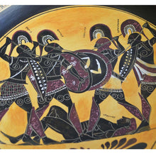 Load image into Gallery viewer, Achilles Hector Menelaos Paris -Trojan War - Kylix - Museum Replica