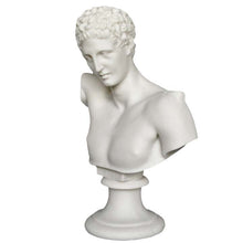 Load image into Gallery viewer, Hermes Alabaster Bust - The Messenger of Gods - Mercury God of Luck