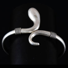 Load image into Gallery viewer, Minoan Snake Silver Bracelet - Ancient Crete Greece