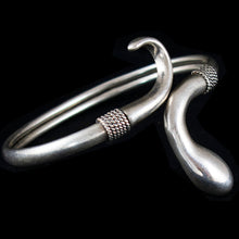 Load image into Gallery viewer, Minoan Snake Silver Bracelet - Ancient Crete Greece
