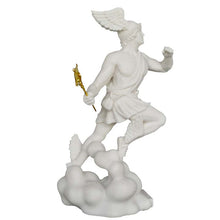 Load image into Gallery viewer, Hermes Alabaster Statue - The Messenger of Gods - Mercury God of Luck