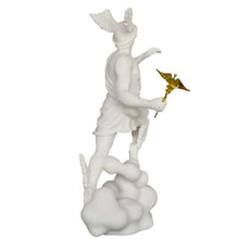 Load image into Gallery viewer, Hermes Alabaster Statue - The Messenger of Gods - Mercury God of Luck