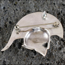 Load image into Gallery viewer, Spartan Helmet Silver Pendant - King Leonidas - Brooch - Pin - Ancient Greece