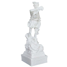 Load image into Gallery viewer, Hermes Small Alabaster Statue - The Messenger of the Gods Mercury God of Luck