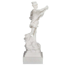 Load image into Gallery viewer, Hermes Small Alabaster Statue - The Messenger of the Gods Mercury God of Luck