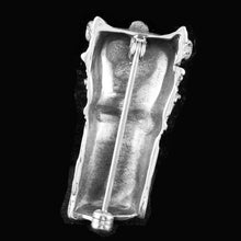 Load image into Gallery viewer, Top part of Corinthian order column Silver Brooch - High Quality Item