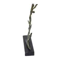 Load image into Gallery viewer, Bronze Olive Branch on Marble Base - Ancient Greece Olympic Games Trophy