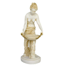 Load image into Gallery viewer, Hestia Alabaster aged sculpture - Greek Goddess of the Family and the State