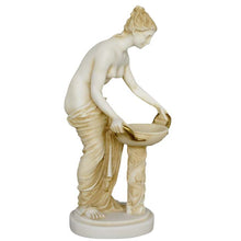 Load image into Gallery viewer, Hestia Alabaster aged sculpture - Greek Goddess of the Family and the State