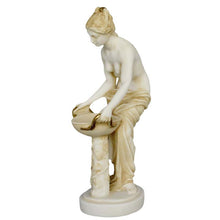 Load image into Gallery viewer, Hestia Alabaster aged sculpture - Greek Goddess of the Family and the State