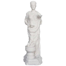 Load image into Gallery viewer, Hestia Alabaster statue - Greek Goddess of the Family and the State