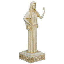 Load image into Gallery viewer, Hestia small Alabaster aged statue - Greek Goddess of The Family and The State