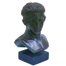 Load image into Gallery viewer, Bust of a young athlete binding his hair - Found on Delos island - Athens Museum