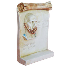 Load image into Gallery viewer, Hippocrates small relief with Quote - Western medicine Father - Hippocratic Oath