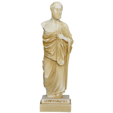 Load image into Gallery viewer, Hippocrates the father of Western medicine aged statue - Hippocratic Oath